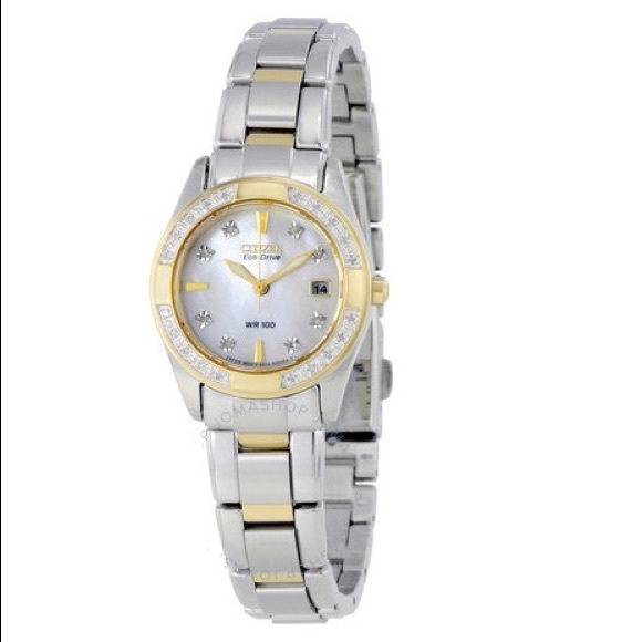 NWT Citizen Eco-Drive Mother of Pearl Watch?